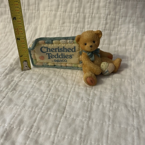 Cherished Teddies - Collectibe Bear Figurine-store signage plaque - Picture 6 of 7